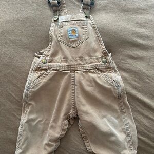 Carhartt Tan Overalls - 18 months